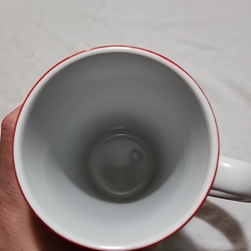 Source Unknown Festive Christmas Mug - White, Red, Green, Black - Picture 3 of 8